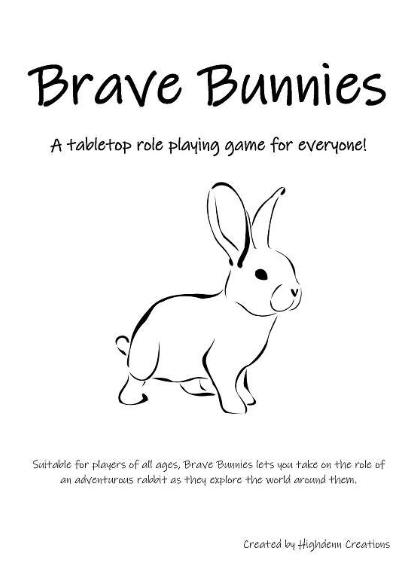 brave bunnies tabletop RPG  for all ages - cover page
