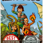hero kids - tabletop RPG for kids - cover and awards