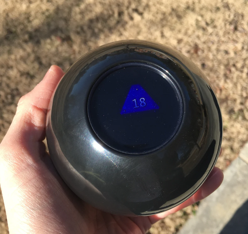 kid friendly dice alternatives - magic 8 ball