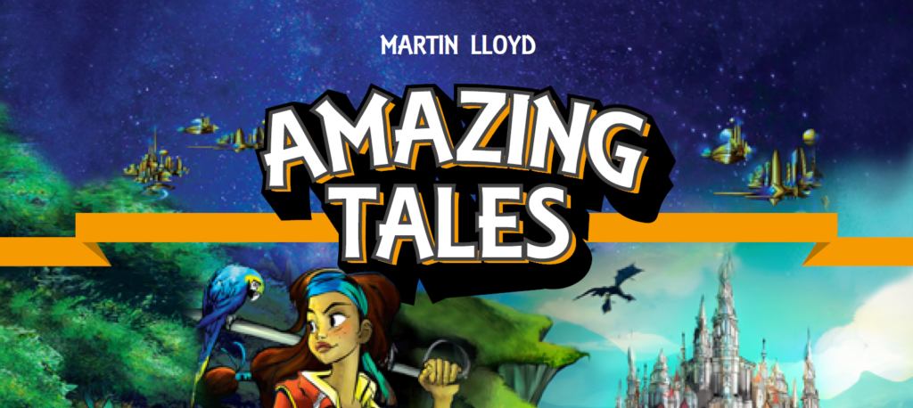 Amazing Tales tabletop RPG for kids title page