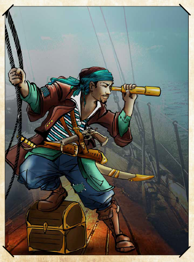 Amazing Tales tabletop RPG for kids - pirate adventure artwork