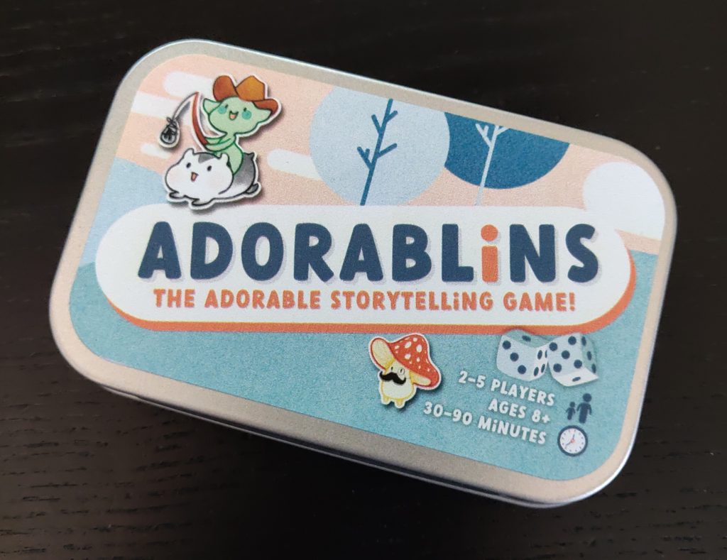 Adorablins tabletop RPG fits in a tin