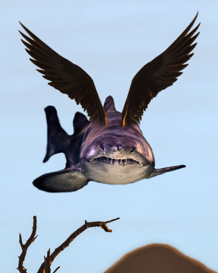 shark bird from Overgrown