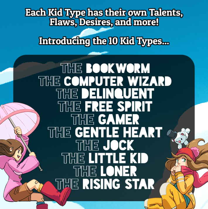 Animon kid types