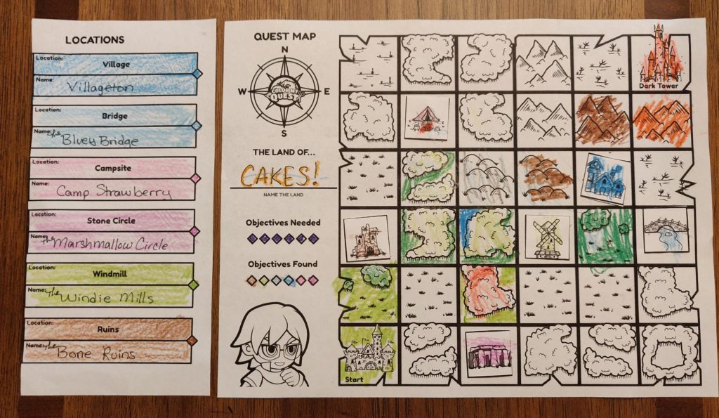 Color My Quest - map
