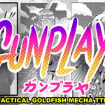 Gunplaya header art - a tabletop RPG about fish in mech suits!