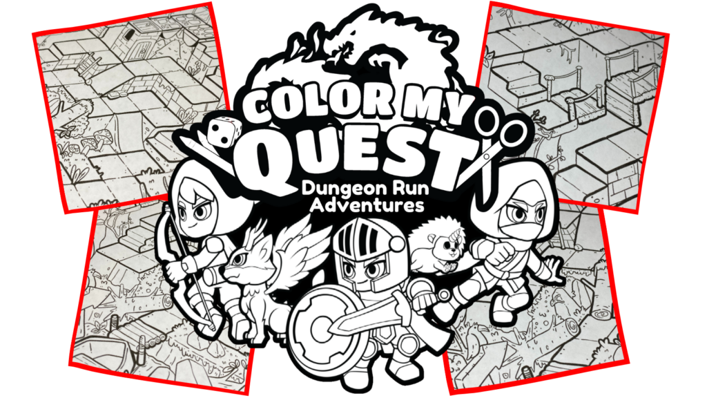 Dungeon Run Adventures - maps and logo