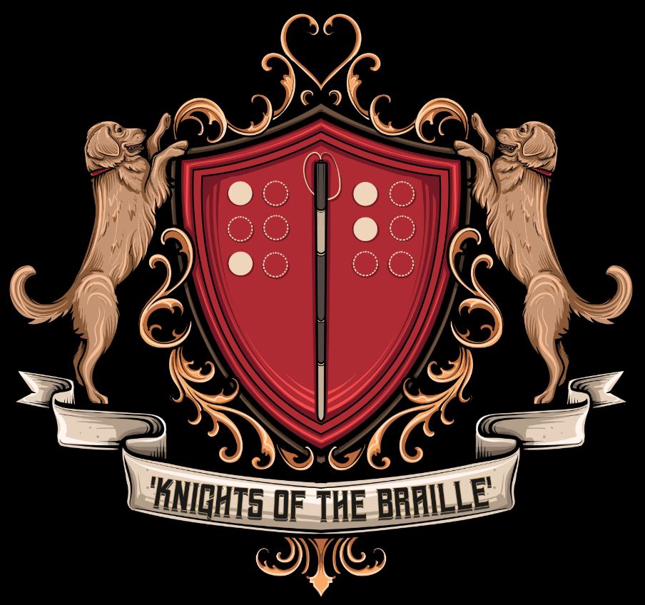 Knights of the Braille logo
