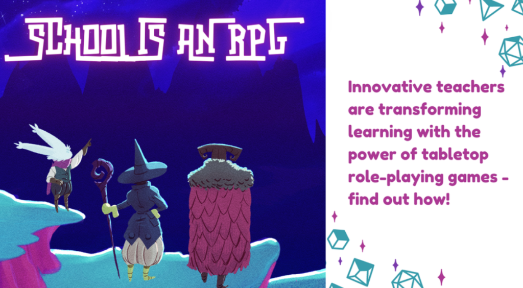 School is an RPG

Innovative teachers are transforming learning with the power of tabletop role-playing games - find out how!