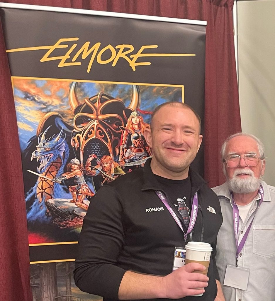 photo of Howie with Larry Elmore