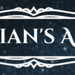 The Librarian's Apprentice title image showing text over a starry magical background