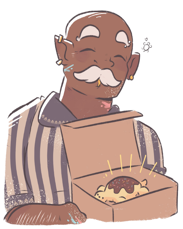 oswyn, a baker NPC from princess guard