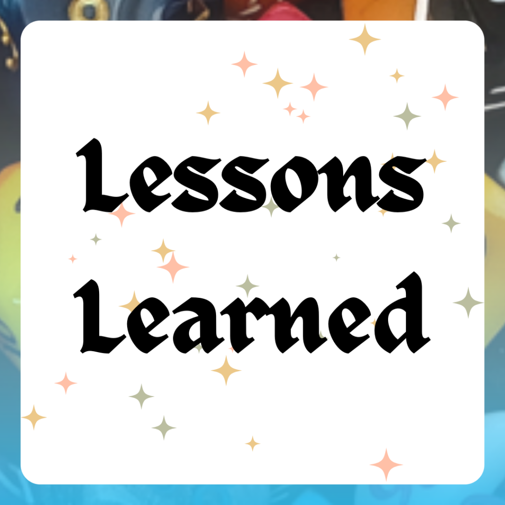 Lessons Learned
