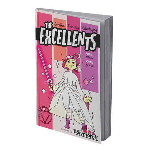 The Excellents cover showing a princess holding a laser sword