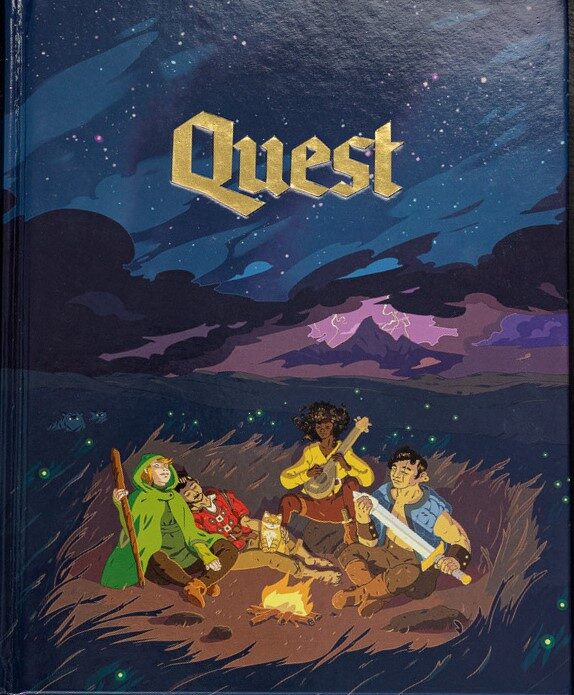 A photo of the cover for Quest RPG