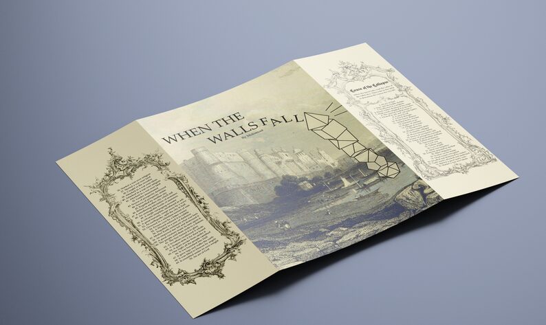 photo fo the cover side for When the Walls Fall