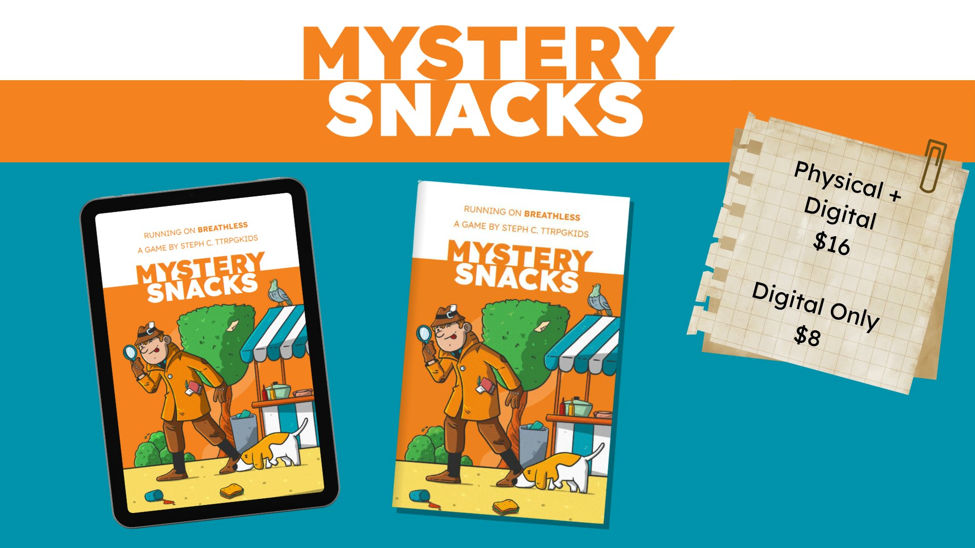mystery snacks digital and physical zine