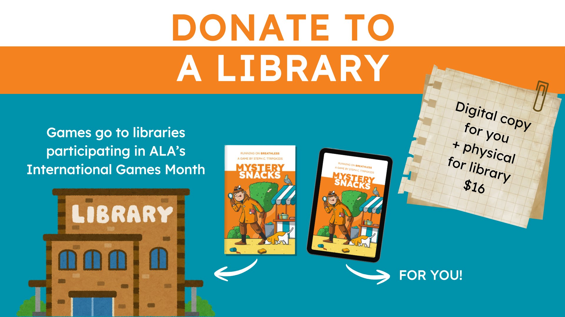 donate to a library and get a digital copy for yourself