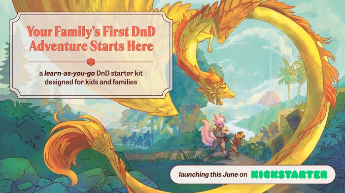 your family's first DnD Adventure Starts Here
a lear-as-you-go DnD starter kit designed for kids and families

launching this june on kickstarter