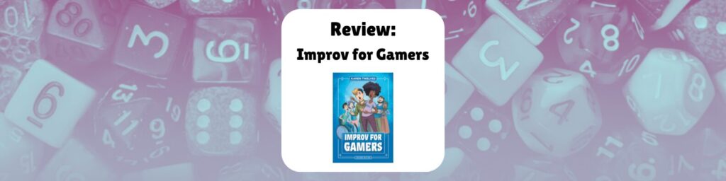 Review of Improv for Gamers shows an image of the cover of the book