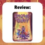 Review: Garbage & Glory, shows the cover of the book featuring raccoons dressed in armor made of trash