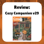 review: cozy companion vol 29 shows an image of the cover of the magazine featuring a cute character with a pumpkin head